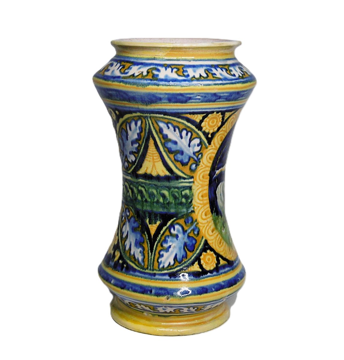 ALBARELLO FAENZA OU PALERME DECOR A QUARTIERI D'EPOQUE XVI éme SIECLE-photo-3