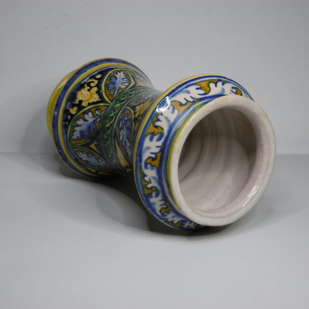 ALBARELLO FAENZA OU PALERME DECOR A QUARTIERI D'EPOQUE XVI éme SIECLE-photo-2