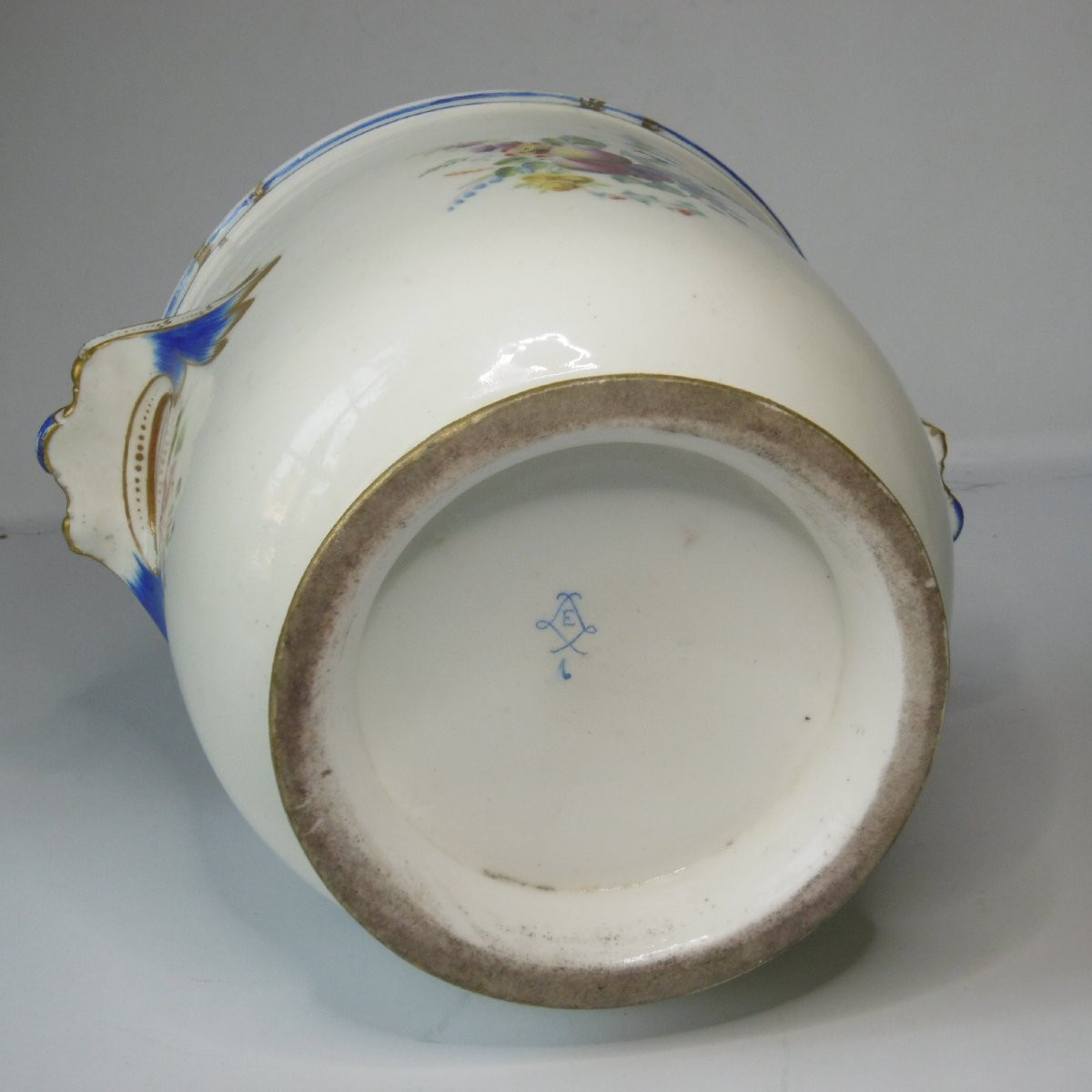 Sèvres, 18th Century Bottle Cooler In Soft Paste, 18th Century-photo-2