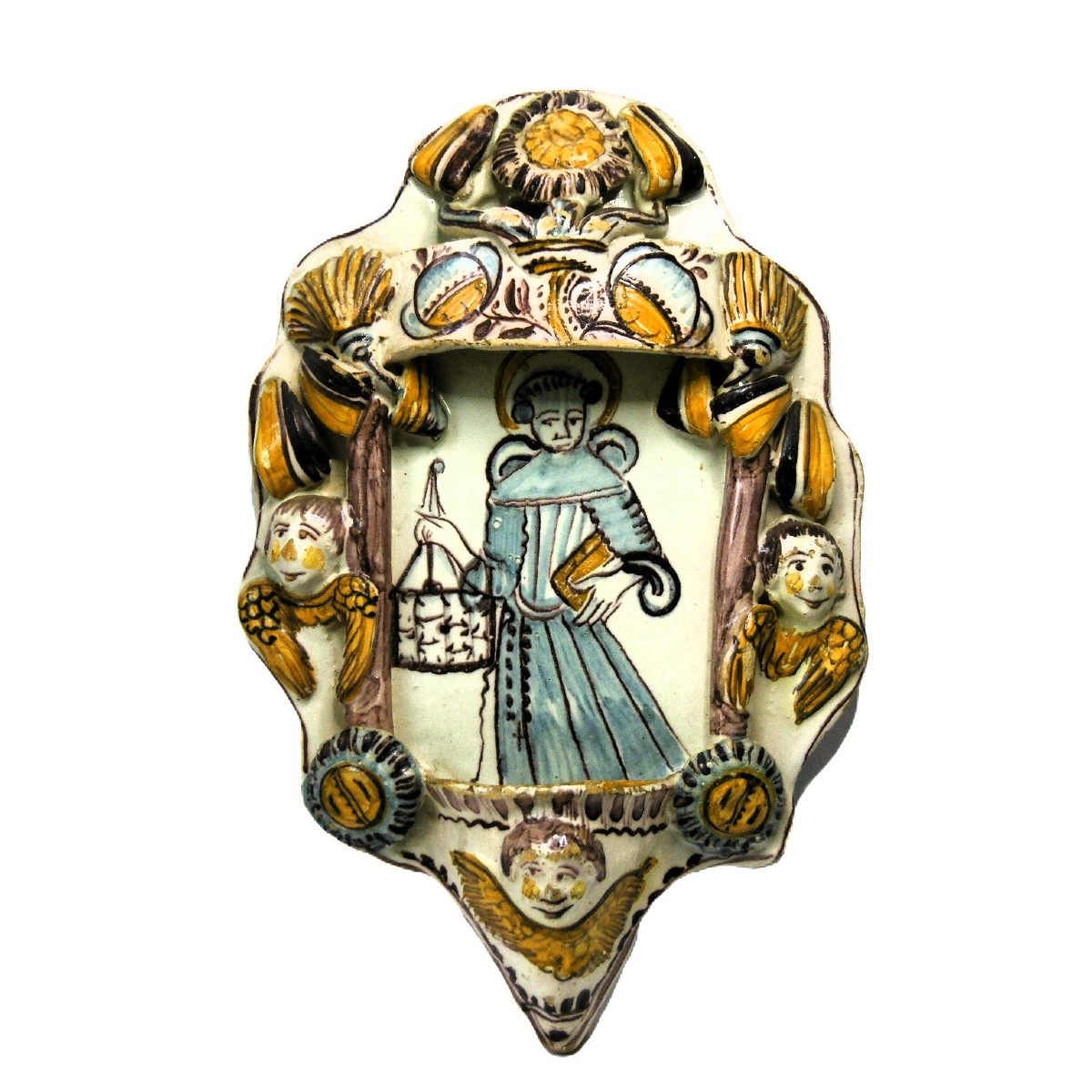 Grotaglia, Late 17th Century Benitier Poulls