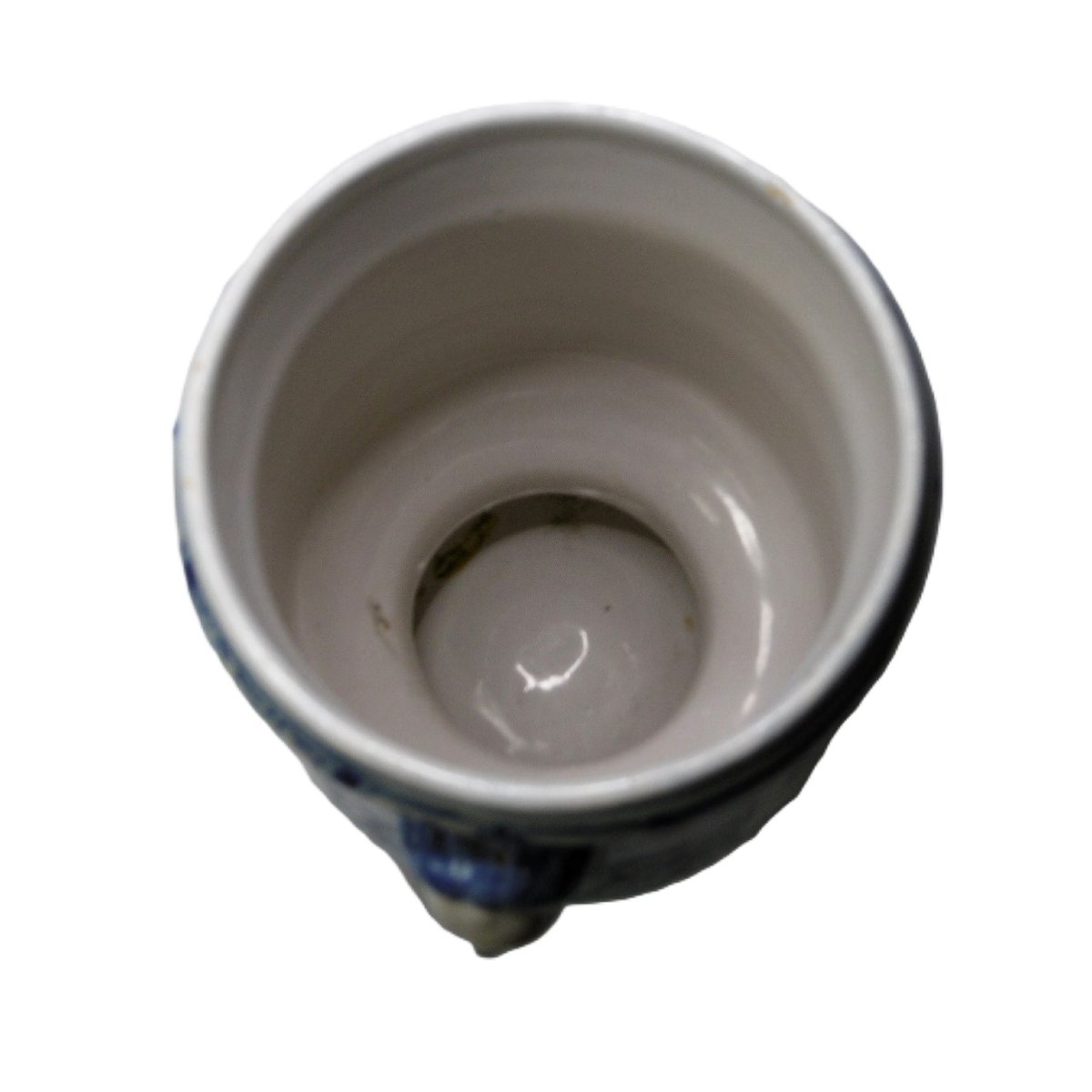 Delft Fireworks Wedding Pot From The XVIIIth Century, Marked-photo-1