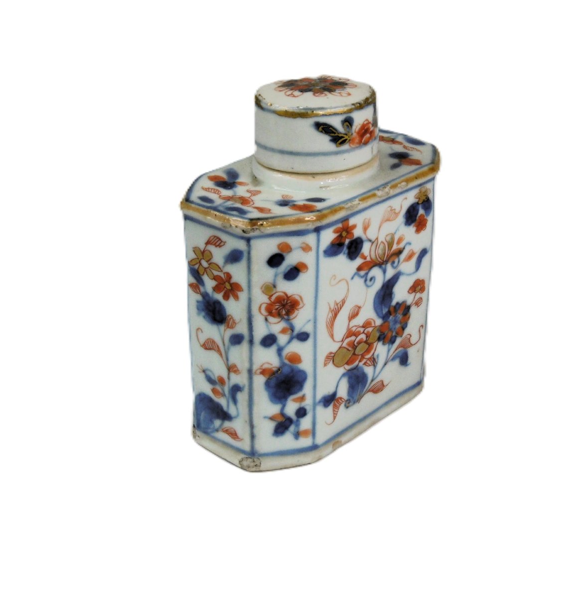 BOITE A THE EN PORCELAINE DE CHINE IMARI KANGXI FIN XVIIème SIECLE-photo-4