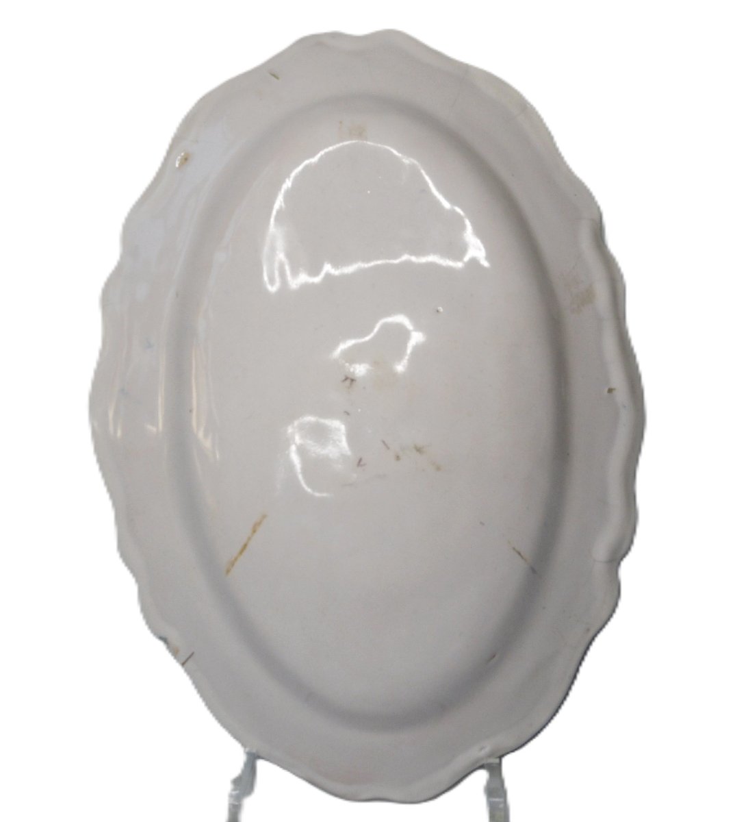 PLAT EN FAIENCE DE DAX FAB.DOROT A L 'EFFIGIE DE L'EMPEREUR NAPOLEON XIXéme SIECLE-photo-2