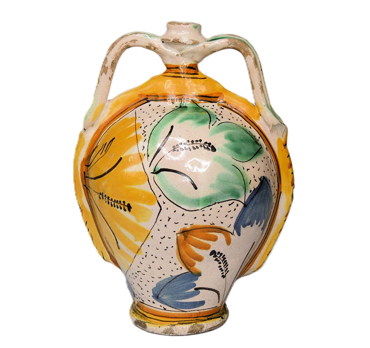 Ariano-irpino Earthenware 18th-century Vintage Surprise Bottle-photo-2