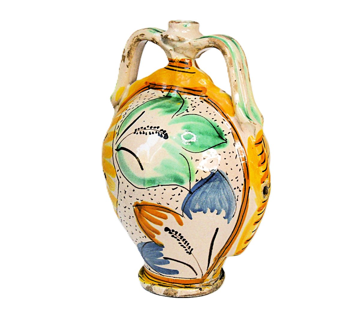 Ariano-irpino Earthenware 18th-century Vintage Surprise Bottle