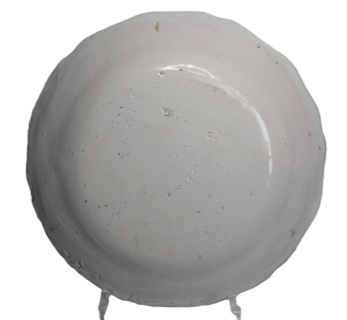 ASSIETTE ARMORIEE EN FAIENCE DU MIDI XVIIIéme SIECLE-photo-3
