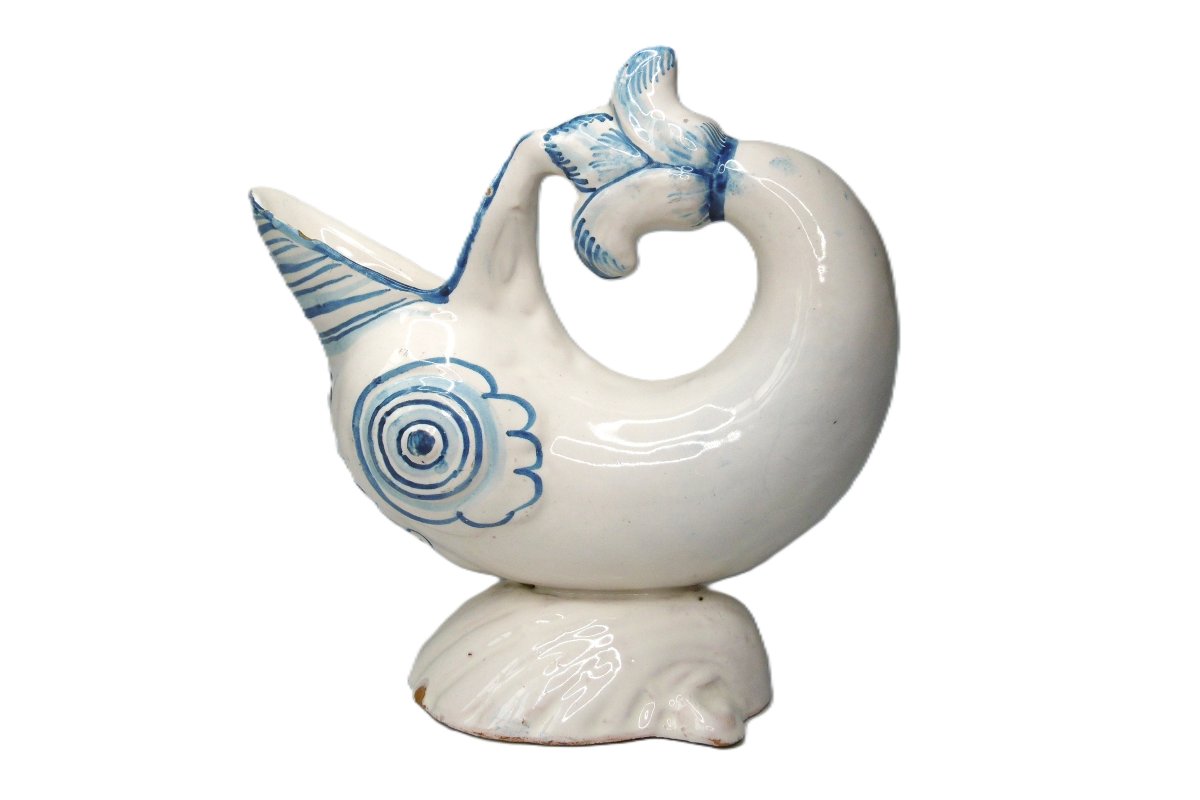 Rouen Poterat Early 17th-century Antique Aquamanile-photo-2