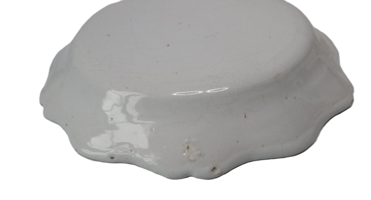 FAIENCE DE LA ROCHELLE GRAND PLAT(34,5cm)D'EPOQUE XVIIIéme-photo-3