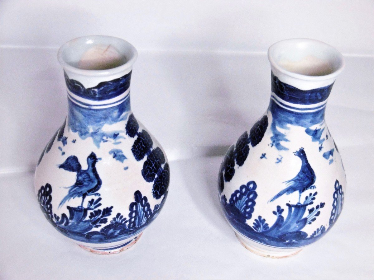 Kurnersberg Pair Of Eighteenth Century Vases-photo-3