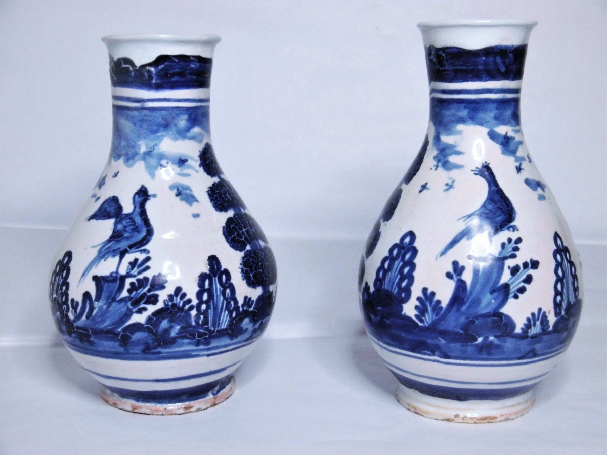 Kurnersberg Pair Of Eighteenth Century Vases-photo-4