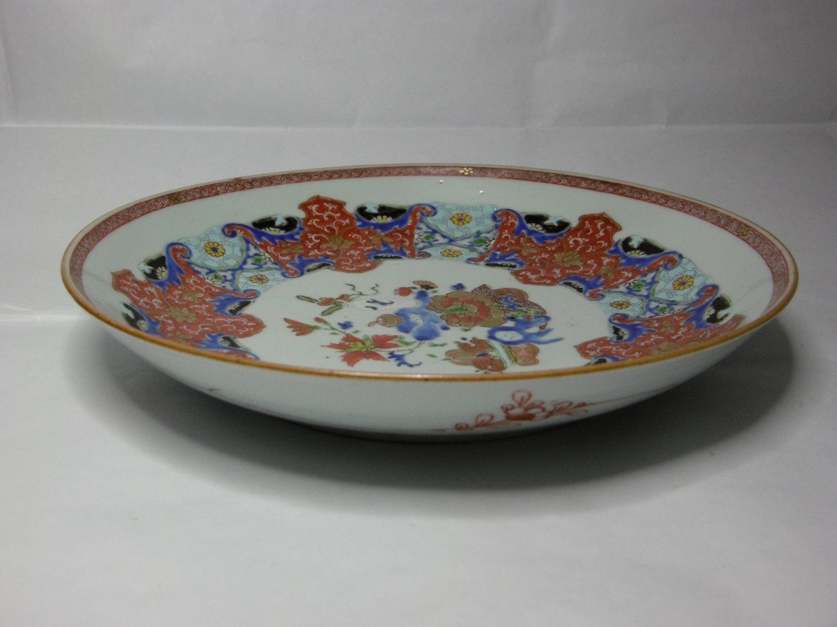 Compagnie des Indes ,Porcelaine de Chine Pour Le Marche Turc Assiette d'Epoque  Kangxi XVIIIéme-photo-3