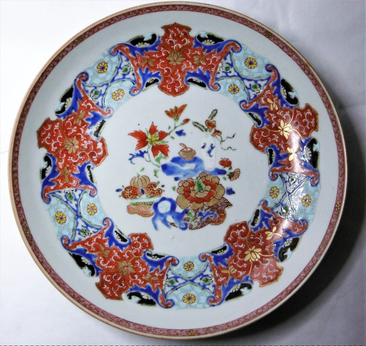 China For The Turkish Market Kangxi Period Plate XVIIIth