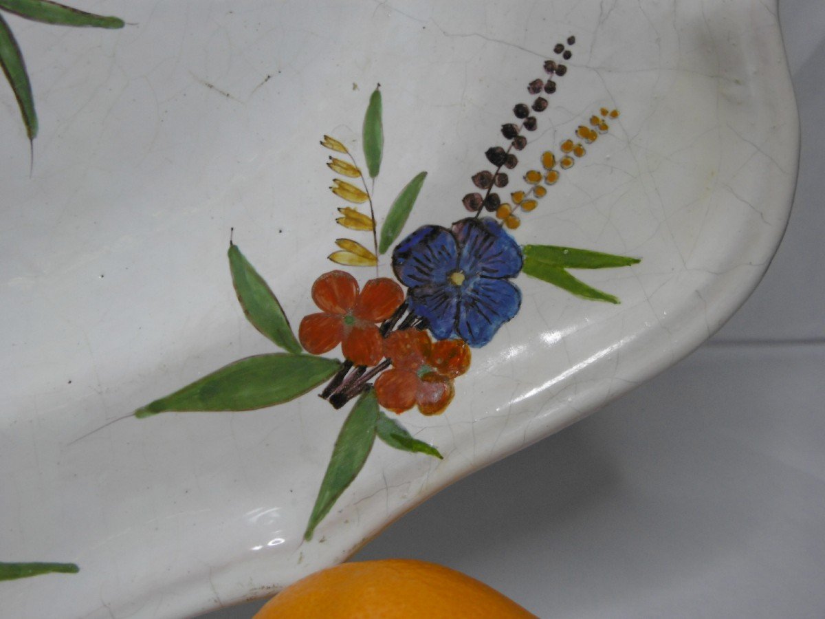 Earthenware From Luneville Dish From The Eighteenth Century, Brand-photo-3