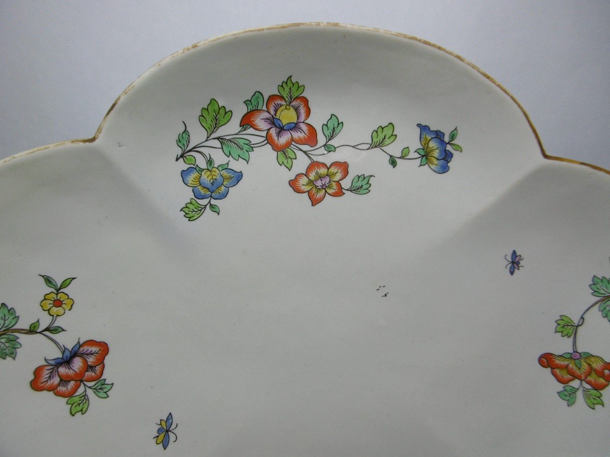 Soft Chantilly Porcelain Kakiemon Tray From The 18th Century, Marked-photo-3