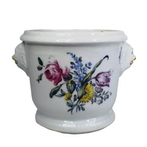 RINCE VERRE EN PORCELAINE PATE TENDRE D'EPOQUE XIXéme