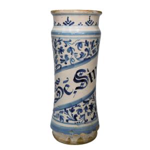 GRAND ALBARELLO (29,5cm)ESPAGNE D'EPOQUE 17-18E