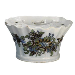 FAIENCE DE SAINT OMER PIQUE FLEUR  D'EPOQUE XVIIIéme SIECLE
