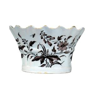 FAIENCE DE SAINT OMER PIQUE FLEUR D'EPOQUE XVIIIéme SIECLE