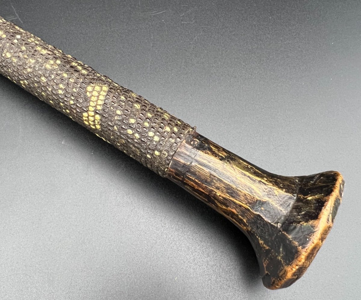 Special And Ancient African Ax From The Songye Tribe Of Congo - Early 20th Century-photo-3