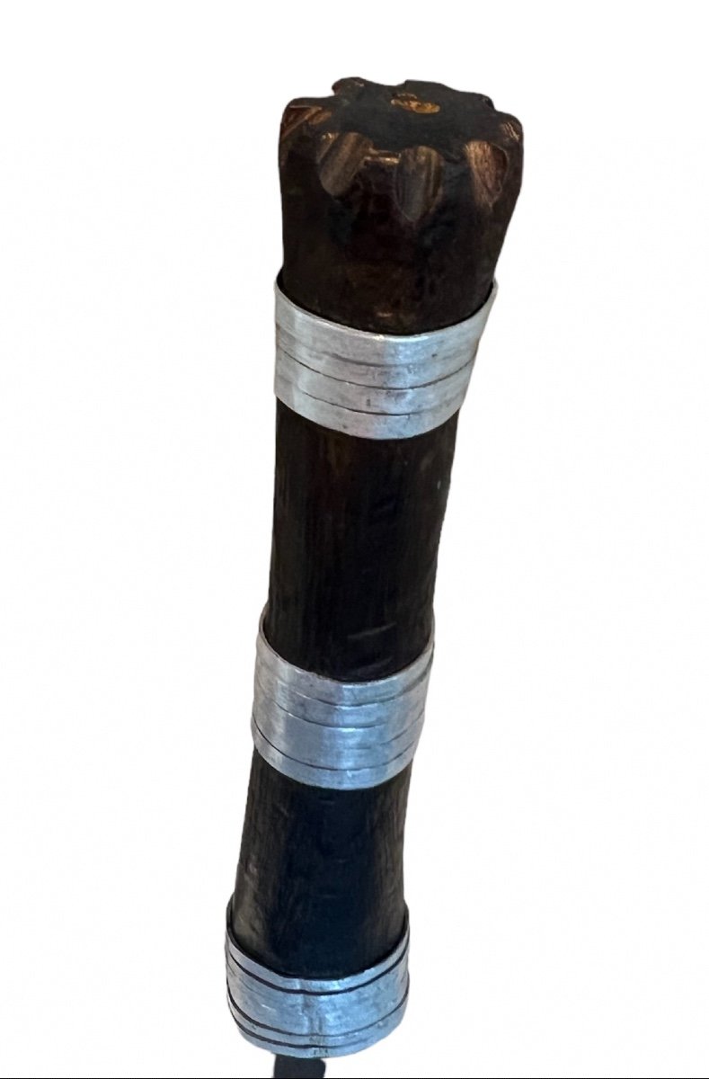 Rare Miniature Knife From The Momvu/majere/mangbetu Tribe - Congo, Africa - End Of 19th Century-photo-3