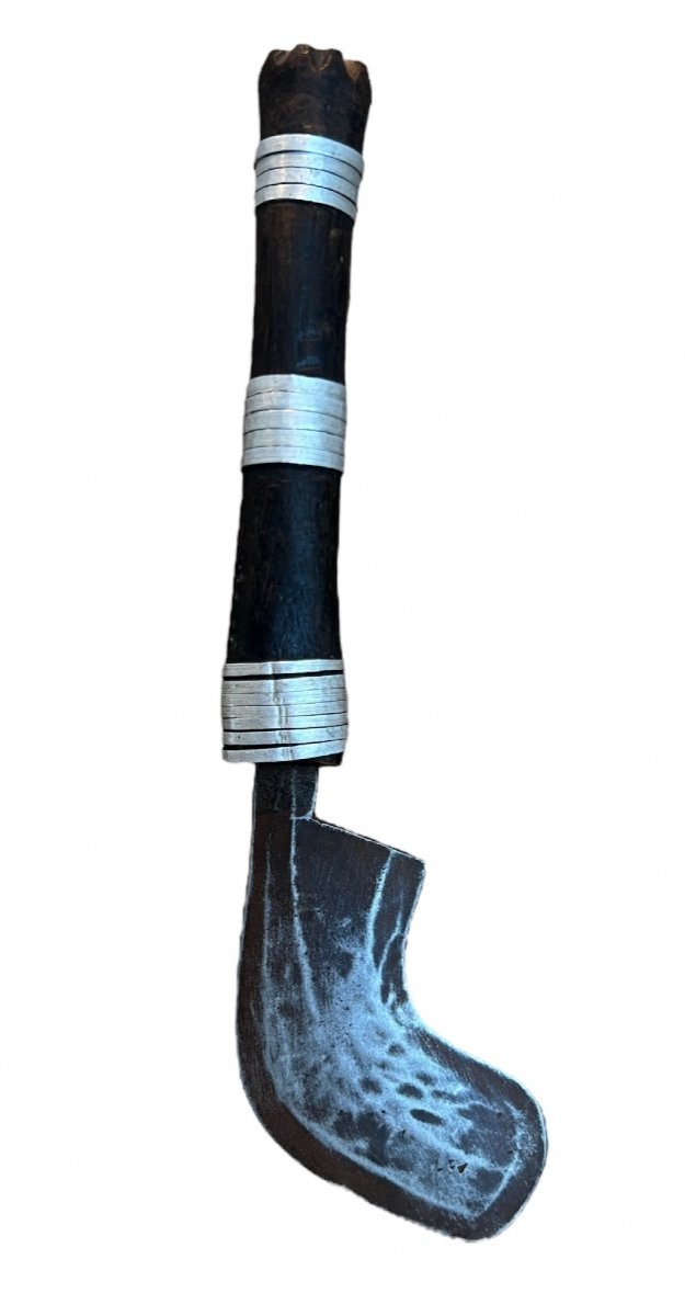 Rare Miniature Knife From The Momvu/majere/mangbetu Tribe - Congo, Africa - End Of 19th Century