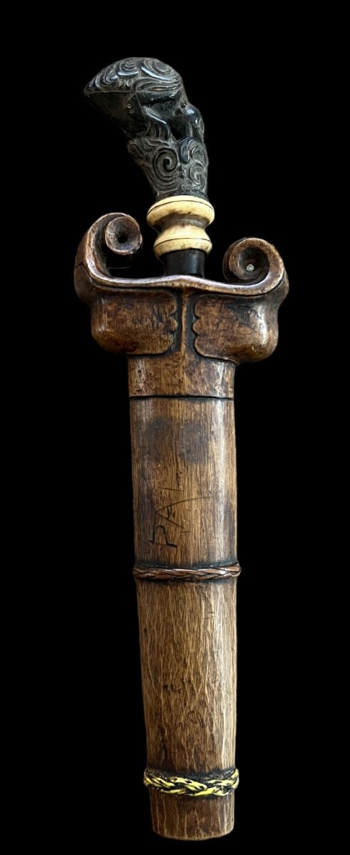 Knife/dagger From The Batak Tribe, Sumatra - Indonesia - Early 20th Century-photo-1