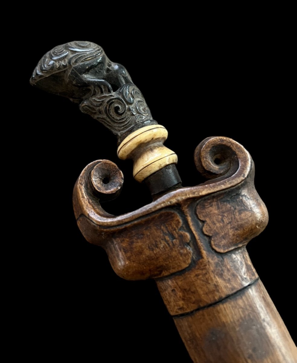 Knife/dagger From The Batak Tribe, Sumatra - Indonesia - Early 20th Century-photo-2