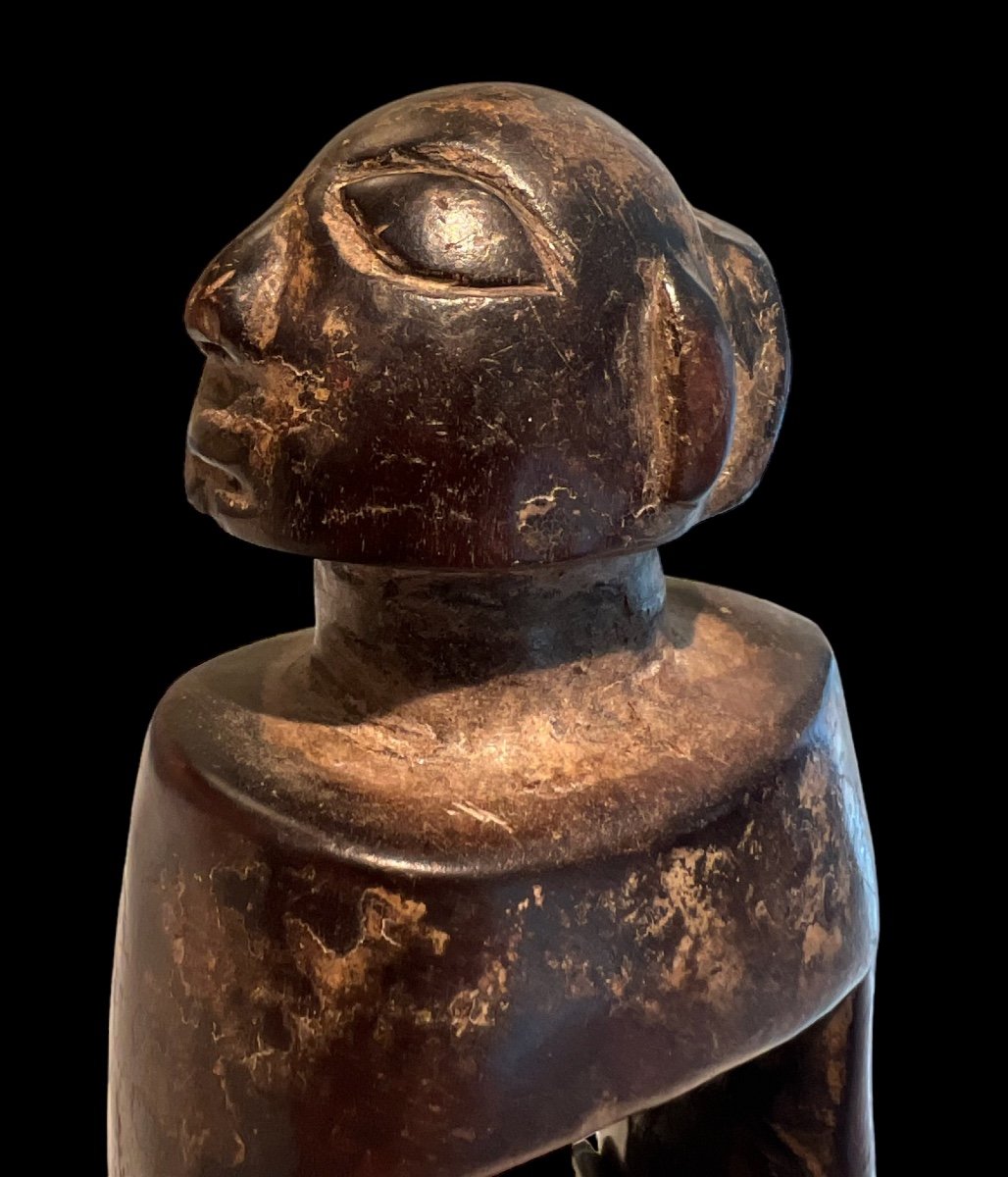 Ancien Oracle à Friction 'katatora' De La Tribu Luba Du Congo - Afrique - Fin 19ème Siècle-photo-1