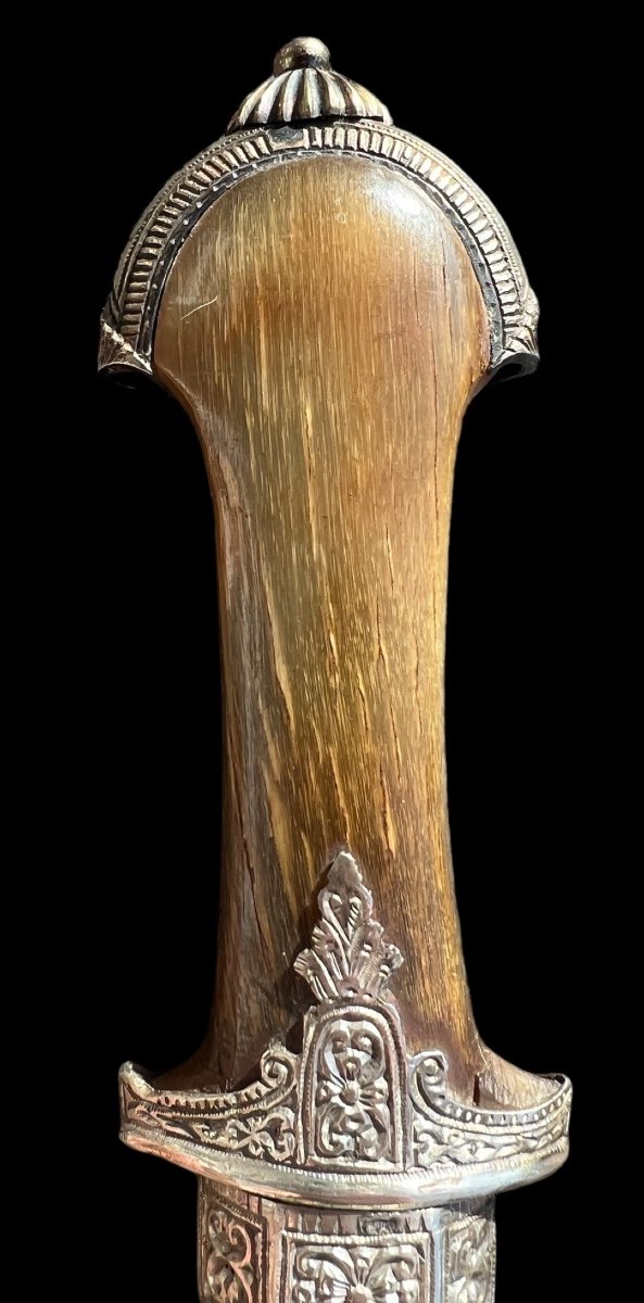 Ancienne Couteau/Poignard Koumiya Du Maroc/berbêre en argent - maroccain - Koumiyya Koummya-photo-1