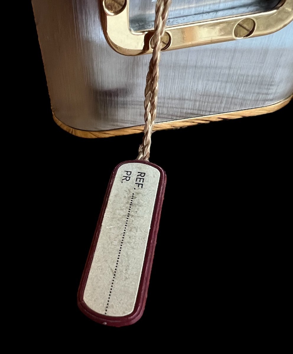 Santos Quartz Alarm Clock/clock By Cartier Paris - France - 1980s-photo-3