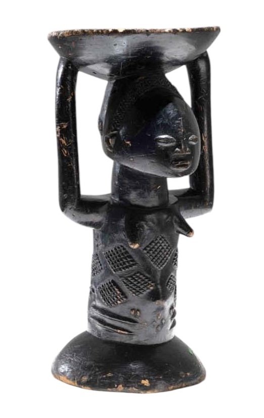 Rare Seat/stool From The 'luba Shankadi' Tribe From Congo - Africa - Late 19th Century