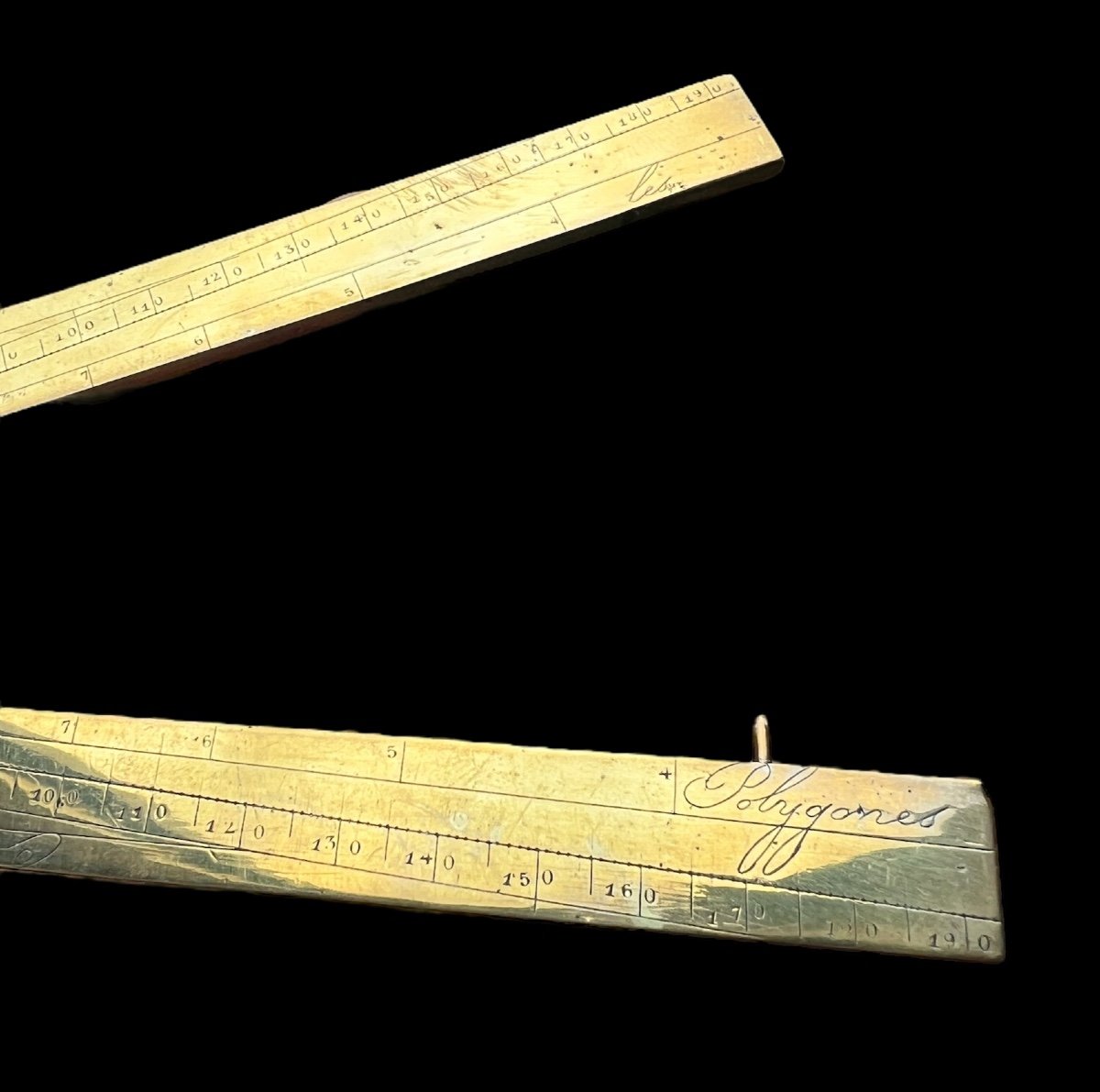 Proportion Compass, Brass King's Foot - French - 18th Century-photo-2