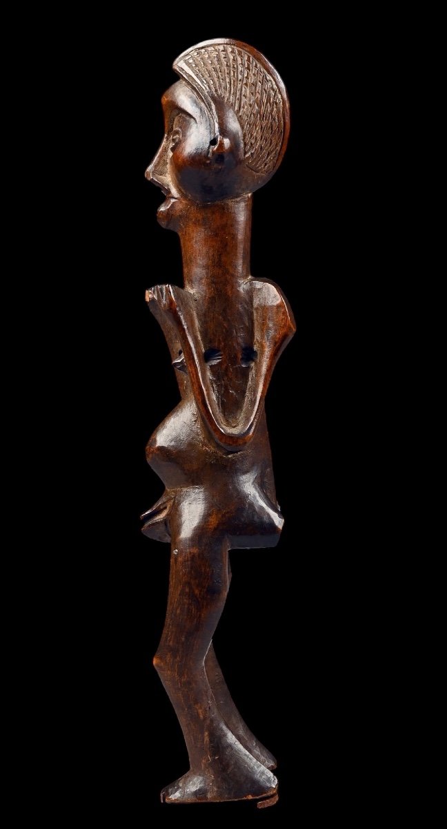 Statue En Bois De La Tribu ‘suku’ Du Congo - Afrique/africain - Début 20e Siècle-photo-1