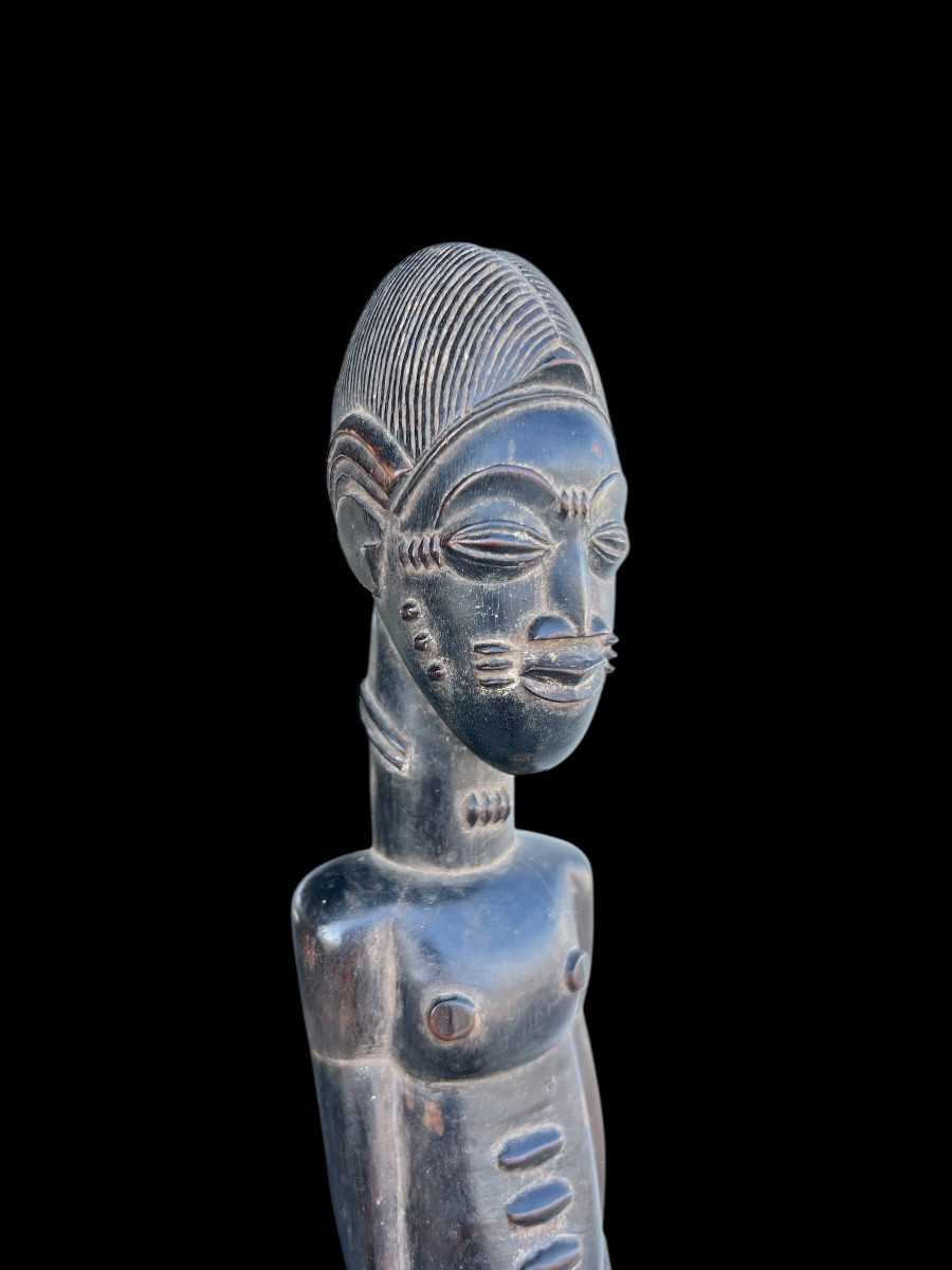 Grand Statue ‘blolo Bian’ De La Tribu ‘baule/baoulé’ Du Côte D’ivoire-afrique-début 20e Siècle-photo-1