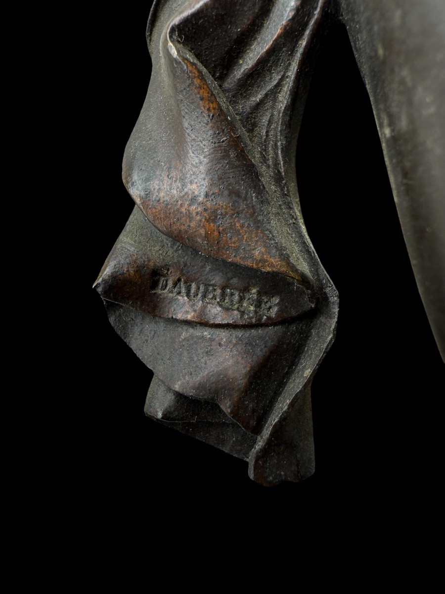 'corpus Christi' Or Christ In Bronze By Alfred Daubrée (1850-1885) - Paris (france) - 19th Century-photo-2