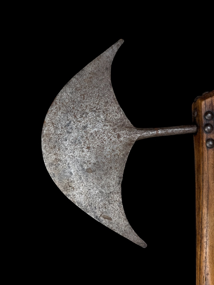 Large African Axe From The Mbala Or Pende Tribe Of Congo - Africa - Early 20th Century-photo-1