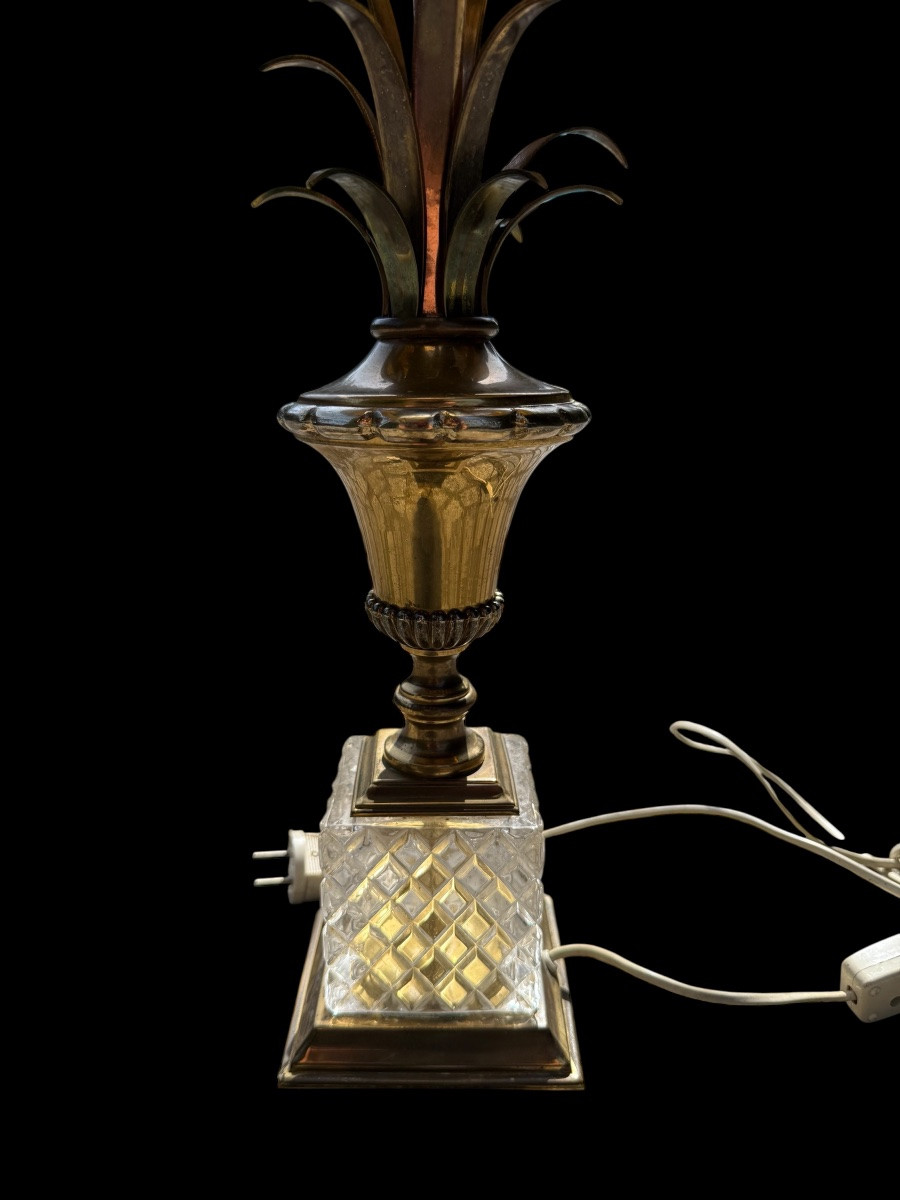 Hollywood Regency Table Lamp C.1970 Maison Jansen Style - 20th Century-photo-2