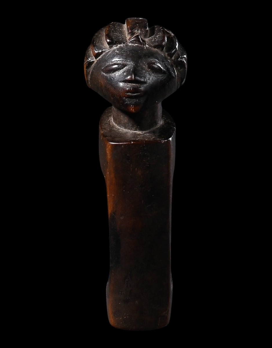 Oracle à friction ‘Katatora’ de la tribu ‘Luba’ Shankadi du Congo - Afrique - fin du 19e siècle-photo-1