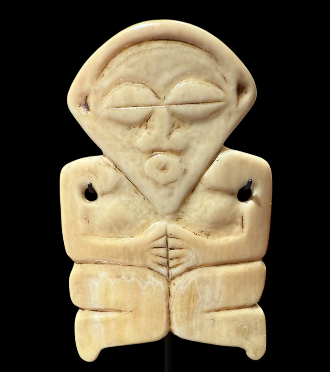 Pendentif rare africain de la tribu ‘Hungaan/Hungana’ du Congo - Afrique - fin du 19e siècle