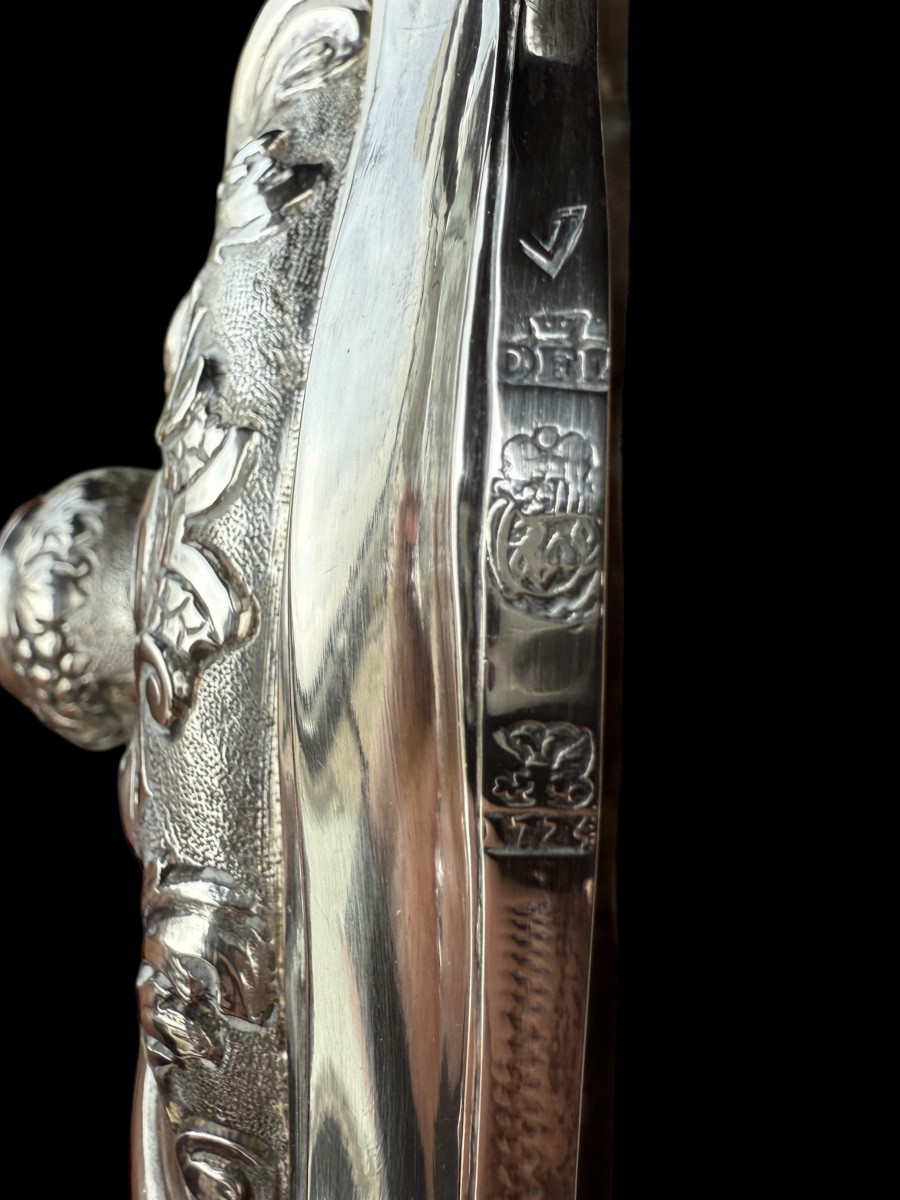 Ostensoir/Monstrance ‘Liège’ baroque en argent massif et vermeil-Belgique - 18e siècle -photo-5