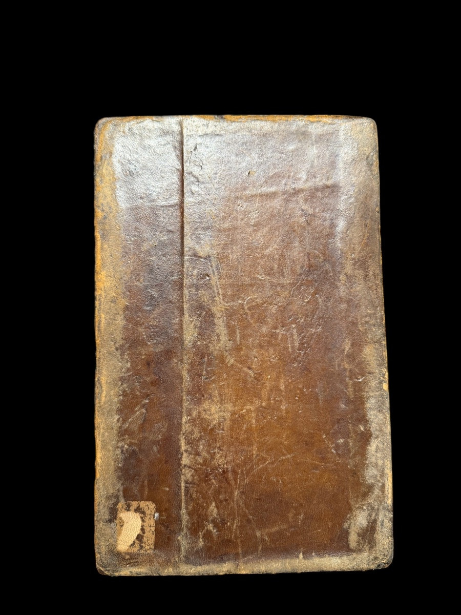 Richly Decorated Wooden And Leather Casket/box - France - 17th Century-photo-5