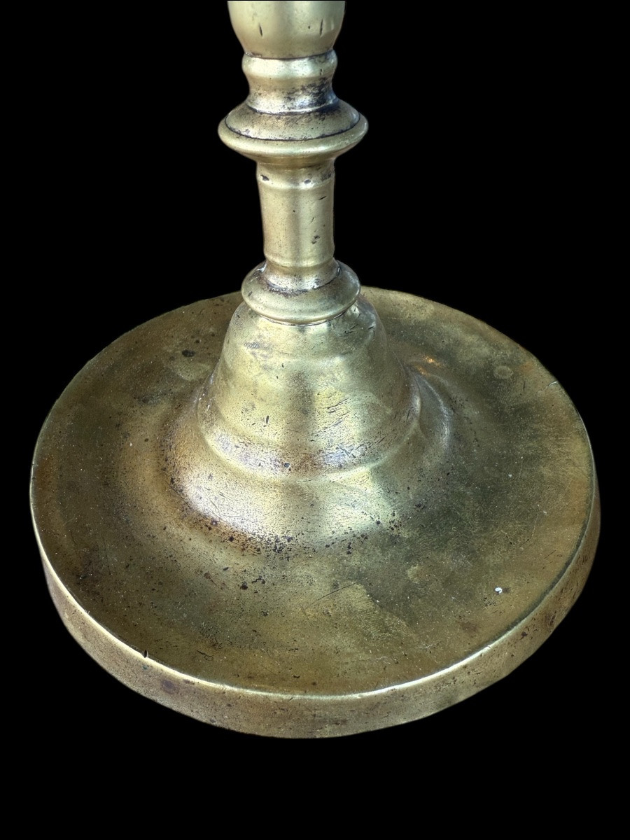 Grand bougeoir en bronze ‘Franco-Flamand’ période Renaissance - Flandres - début 16e siècle-photo-1