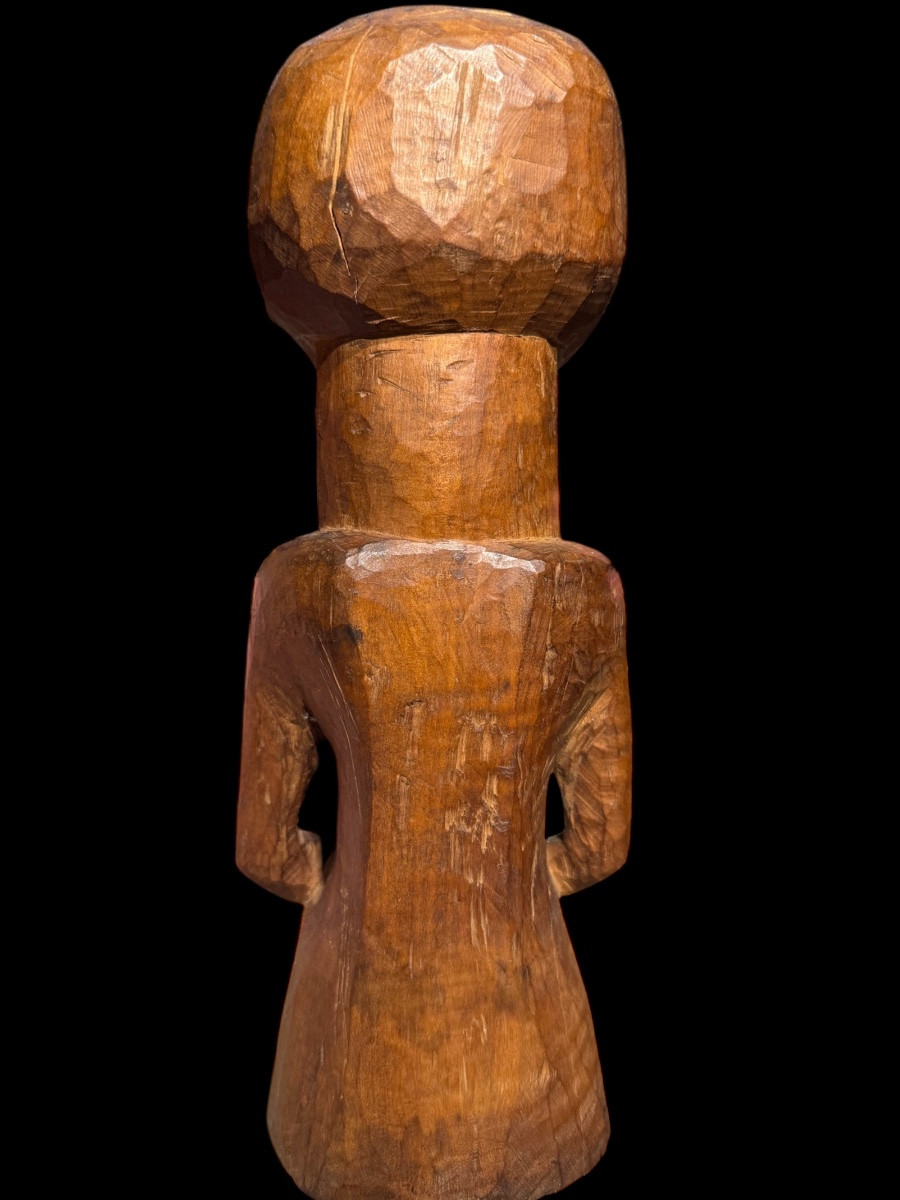 Figure africaine en bois de la tribu ‘Kusu’ du Congo - Afrique - début 20e siècle-photo-1