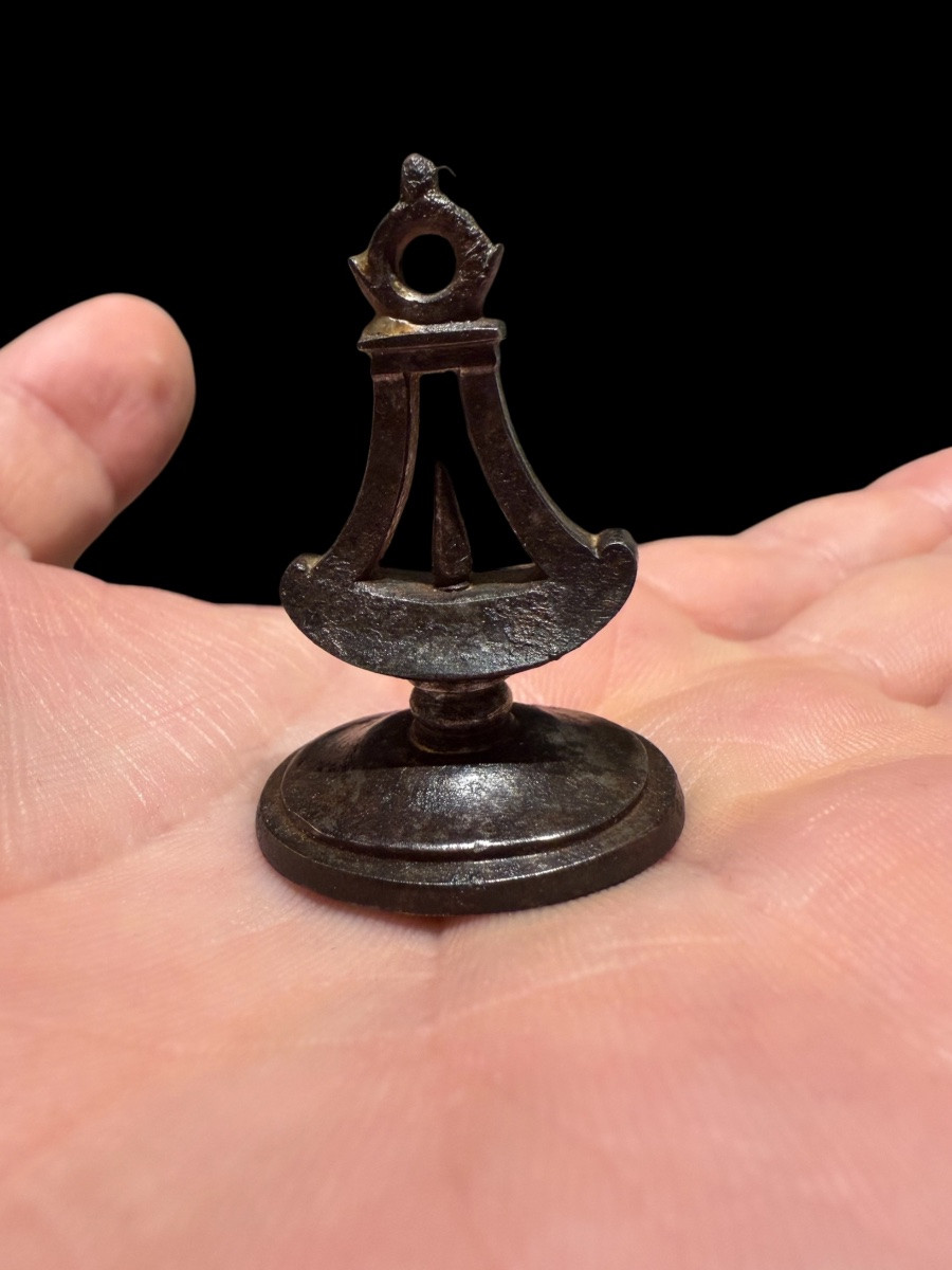 Wrought Iron Heraldic Seal (seal/marker) - 18th Century-photo-2