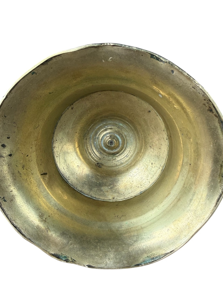 Bougeoir gothique en bronze - Pays-Bas méridionaux-fin du 15e siècle-photo-5