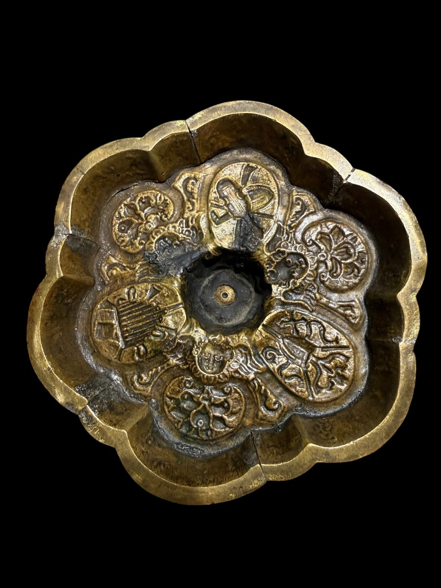 Calice en vermeil et cuivre doré - Italie - fin 16e, début 17e siècle-photo-5