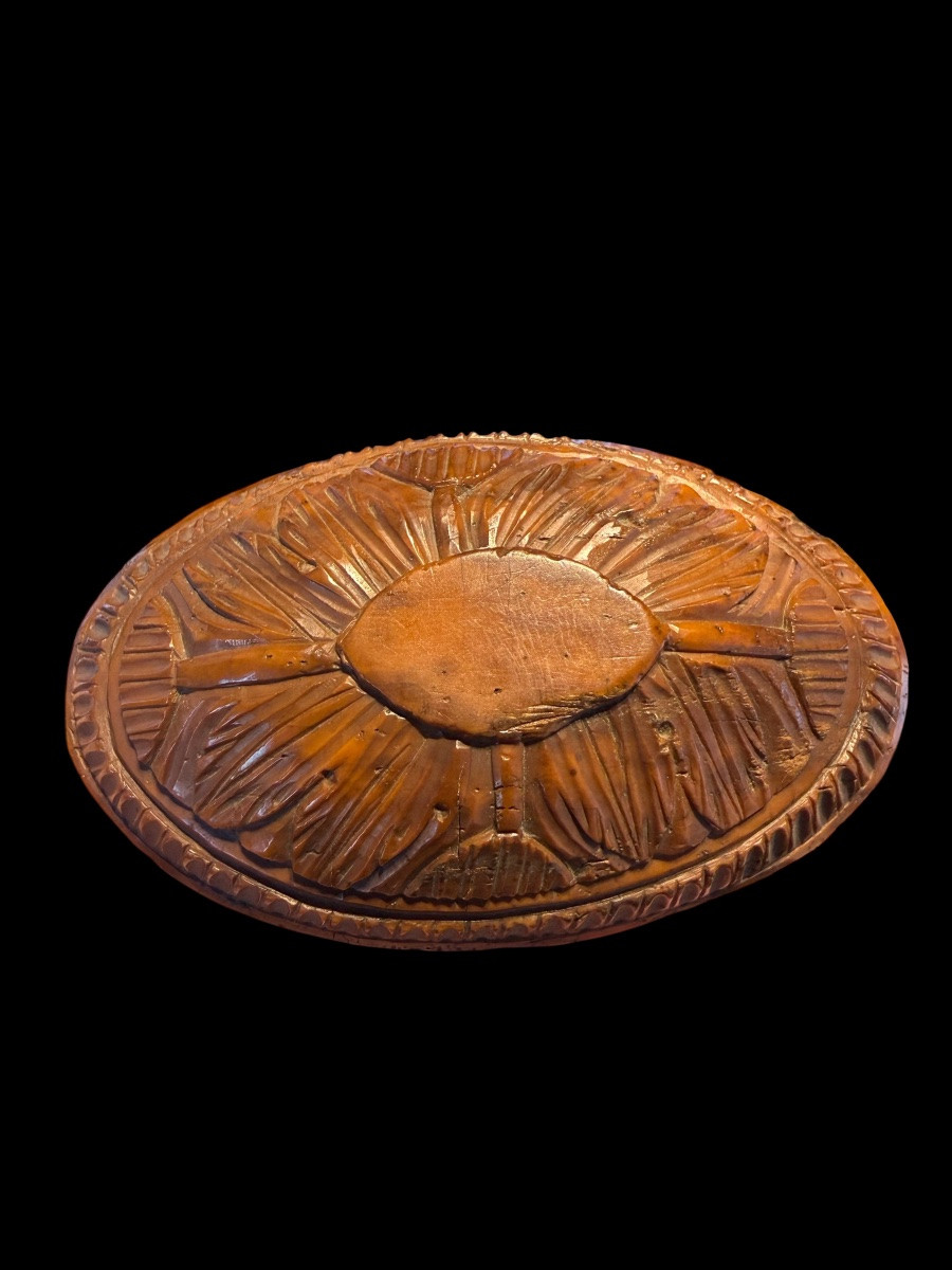 Corozo Nut Snuffbox, Napoleonic Period - France - Early 19th Century-photo-2