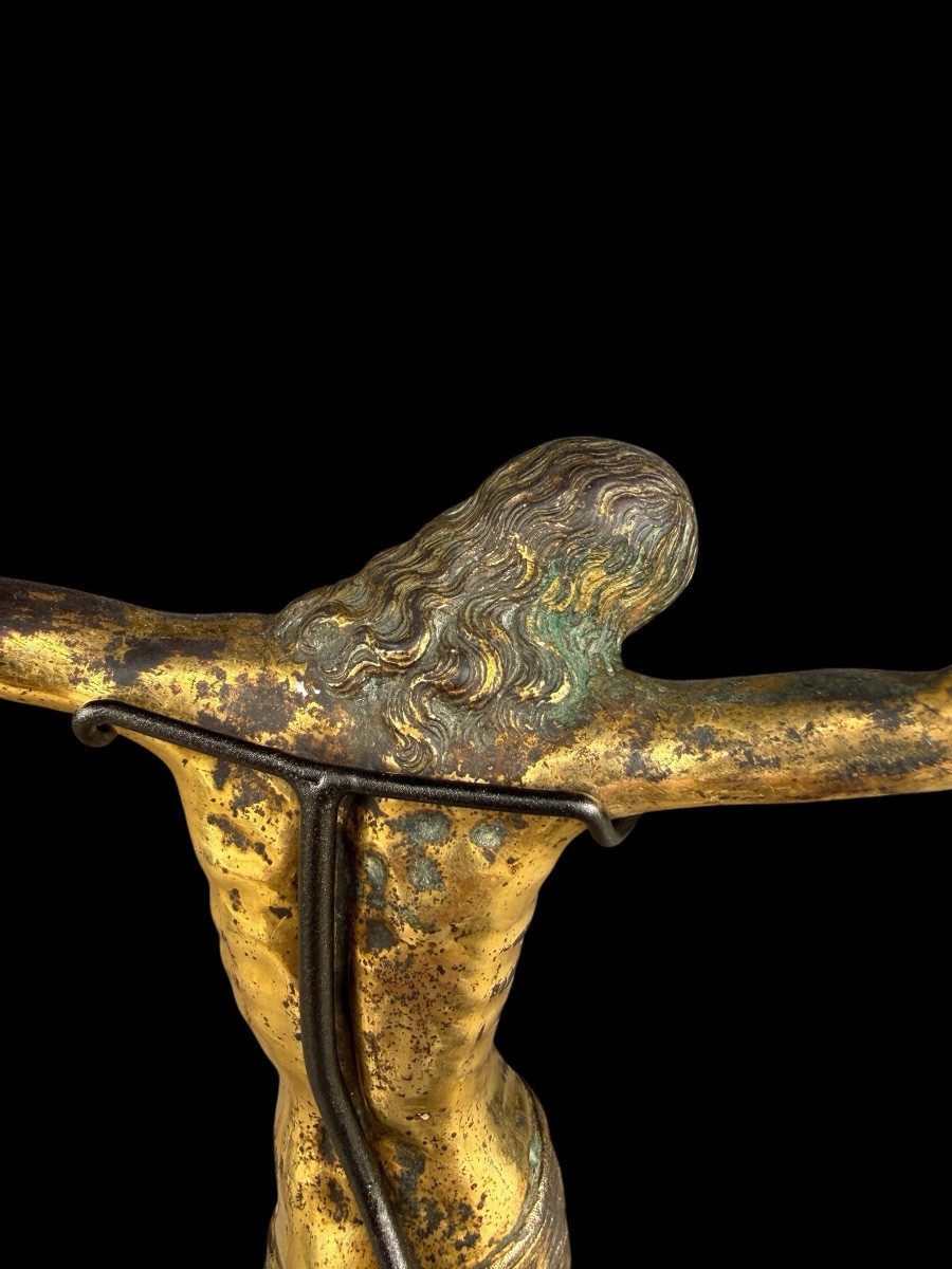 Corpus Christi' Figure Of Christ In Fire-gilt Bronze - Italy - Late 16th Century-photo-2