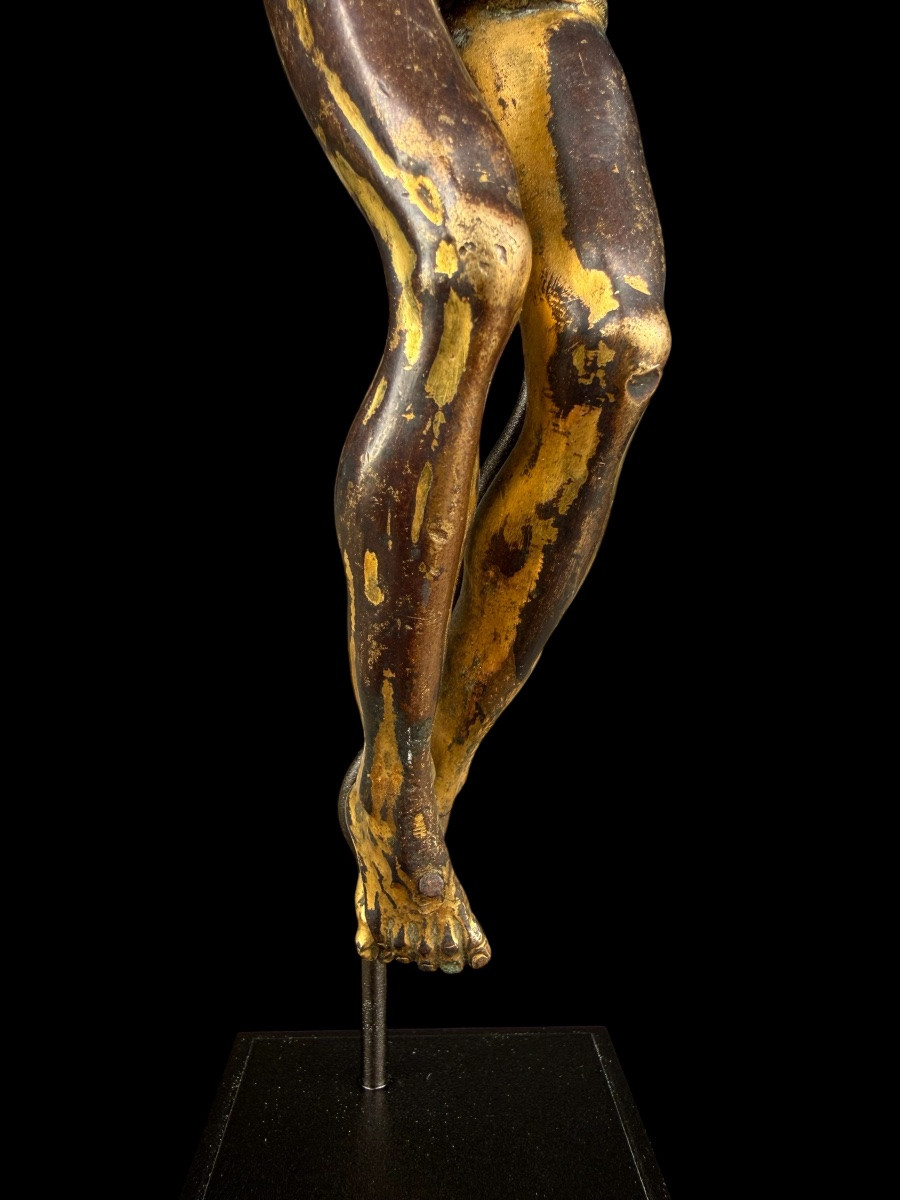 Corpus Christi' Figure Of Christ In Fire-gilt Bronze - Italy - Late 16th Century-photo-4