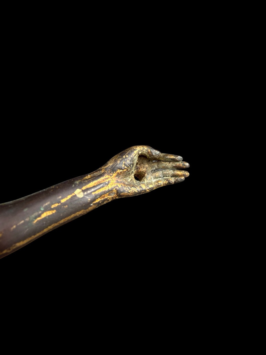 Corpus Christi' Figure Of Christ In Fire-gilt Bronze - Italy - Late 16th Century-photo-5
